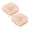 TOVINANNA 2pcs Travel Portable Shampoo Brush Scalp Massager Exfoliating Hair Wash Massage Comb for Shower Scalp Scrubber view 1