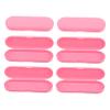 Beavorty 6pcs Pink Plastic Lidded Storage Boxes for Small Accessories view 1