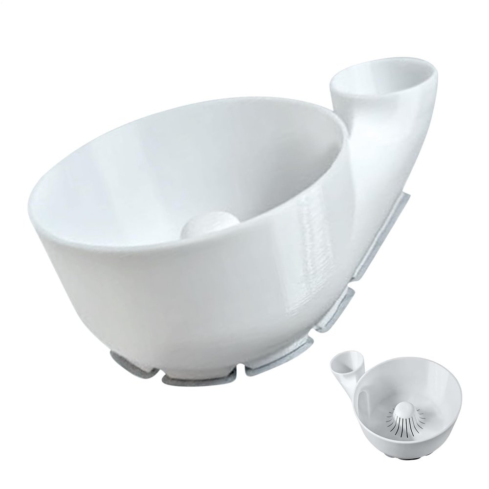 Fruit Washing Bowl, Automatic Veggie Washer, 9.25x8.86x3.31 Inches Multifunctional Strainer Container, Compact Rinsing Solution for Salad Preparation Food Storage Fridge Use