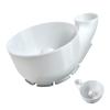 Fruit Washing Bowl, Automatic Veggie Washer, 9.25x8.86x3.31 Inches Multifunctional Strainer Container, Compact Rinsing Solution for Salad Preparation Food Storage Fridge Use view 1