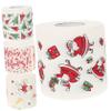 4 rolls Christmas Pattern Toilet Paper Fun Decorative Bathroom Tissue Festive Designs for Holiday Celebrations for Parties Daily Use Creative Xmas present Idea