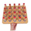 Abaodam Rehabilitation Training Board for Finger Rehabilitation Tools Wooden Hand Exercise Board for Fine Motor Skills Activities Finger Dexterity Pegboard for Stroke Rehab Equipment view 4