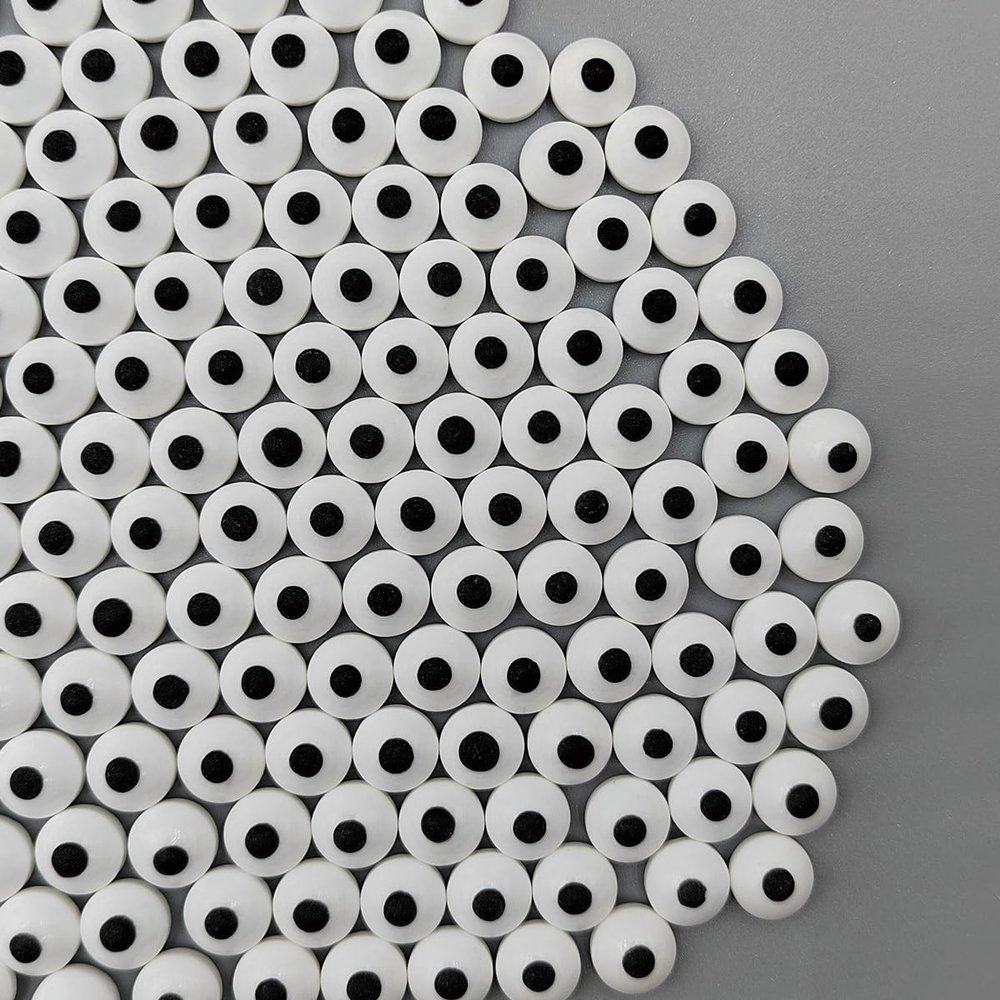 Edible Small Eyes Candy Eyeballs, Halloween Sprinkle, Candy Eyes Sprinkles for Cake Decorating, Eyeball Sprinkles for Cookie Baking Ice Cream Brownie Cupcake Toppings (10mm Eyeballs)
