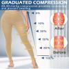 Ailaka Compression Tights for Women & Men 20-30mmHg, Medical Support Compression Leggings for Circulation, Muscle Recovery, Varicose Veins(Beige, 3XL) view 2