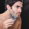 Acouto Mini Electric Shaver Dual Head Shaver Portable Electric Beard Trimmer for Men with Dual Blades System Full Body Washable Rapid Charging Anti Slip Handle Compact for Travel Daily view 3
