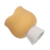 Ceramic Tulip Tealight Holder Orange Empty Cup for Home view 1
