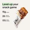 Huel Complete Nutrition Bar, 12 x 55g Bars, Peanut Caramel, High Protein Bar, Plant-Based Protein Bars, Low Sugar, High Fibre, High-Protein Snack with Vegan Chocolate, Under 210 Calories view 2