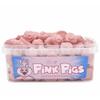 Hannah's Strawberry Flavour Pink Pig Shaped Chocolate - 600g Share Tub view 1