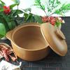 Casserole Dish with Lid, Unglazed Ceramic Heat Resistant Soup Pot for Pregnant Women, Gas Safe Stew Pot and Braising Pan view 2