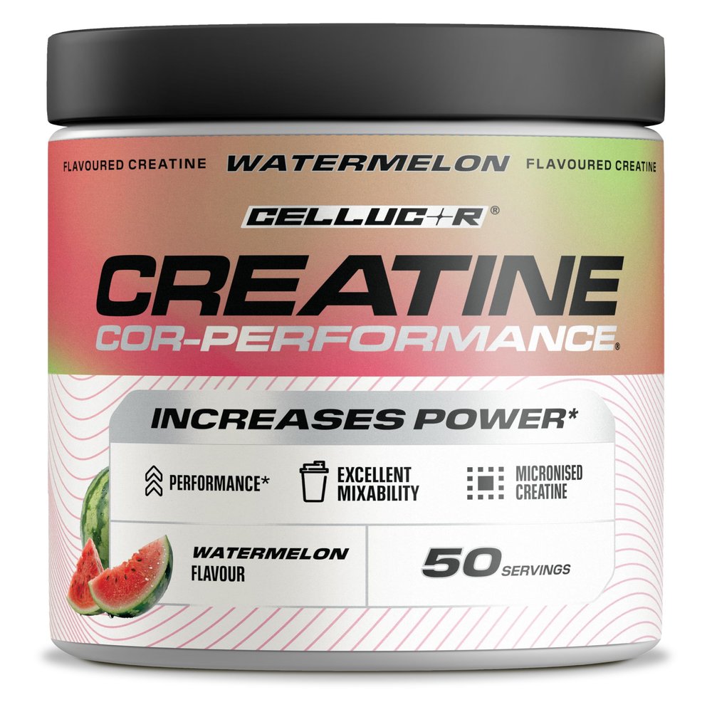 Cellucor COR-Performance Creatine Monohydrate Powder Micronized for Fast Absorption 5g Pure Creatine per Serving Watermelon Flavour Supports Strength & Muscle Growth 50 Servings