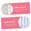 FreshCart Basics 4Pcs Long Handle Plastic Cleaning Brush Versatile Laundry and Bathroom Washing Tool with Flexible Bristles for Home and Office Use and Storage view 2