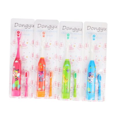 VICASKY 4pcs Boy Girl Electric Toothbrush Sonic Household Tooth Cleaning Device for Boys and Girls Intelligent Deep Cleaning for Girl's Oral Care Random Color