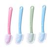 Veemoon 4pcs Plastic Shoe Cleaning Brush Set with Hanging Ring for Decontamination Power, Sturdy Washing Brush for Shoes, for Home and Kitchen Use Random Color view 1