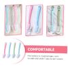 Veemoon 4pcs Plastic Shoe Cleaning Brush Set with Hanging Ring for Decontamination Power, Sturdy Washing Brush for Shoes, for Home and Kitchen Use Random Color view 2