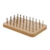 BESTonZON Hand Rehabilitation Board Pegboard for Occupational Therapy Wood and Stainless Steel Construction, Designed to Improve Finger Dexterity and Hand-Eye Coordination for Hospitals view 1