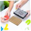 BESTonZON Hand Rehabilitation Board Pegboard for Occupational Therapy Wood and Stainless Steel Construction, Designed to Improve Finger Dexterity and Hand-Eye Coordination for Hospitals view 4