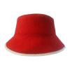 Colcolo Sauna Hat Sauna Cap Diameter 29cm Cap Indoor Portable Russian Styles Russian Bath Hat Accessories for SPA Men Women, Red
