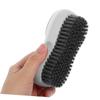 Homoyoyo Double-sided Laundry Scrub Brush with Soft Bristles for Clothes and Shoes, Easy to Store and Hand-friendly Cleaning Brush for Office and Bathroom Use, White Abs Material view 4