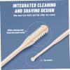 4Pcs Nasal Hair Cutter, 2 in 1 360 Degree Rotating Nose Hair Trimmer with Ear Picker, Double Sided Manual Nasal Beauty Tool for Women Men view 3