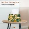 2 pack tropical palm trees tree (1) Tissue Box Cover, Decorative Tissue Box Dispenser for Bathroom, Parlors, Office, Bedroom Dresser, Vanity Countertop, Nightstand, Car, and Desk view 2