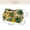 2 pack tropical palm trees tree (1) Tissue Box Cover, Decorative Tissue Box Dispenser for Bathroom, Parlors, Office, Bedroom Dresser, Vanity Countertop, Nightstand, Car, and Desk view 4