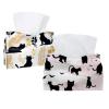 2 pack Cats on a White Background Tissue Box Cover, Decorative Tissue Box Dispenser for Bathroom, Parlors, Office, Bedroom Dresser, Vanity Countertop, Nightstand, Car, and Desk view 1