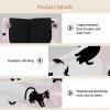 2 pack Cats on a White Background Tissue Box Cover, Decorative Tissue Box Dispenser for Bathroom, Parlors, Office, Bedroom Dresser, Vanity Countertop, Nightstand, Car, and Desk view 3
