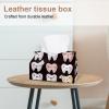 2 pack Cute Teeth Tissue Box Cover, 7.5x5x6in view 2