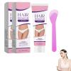 Hair Removal Cream, Sensitive Hair Removal Cream for Bikini Area, Intimate Area, Body, Legs and Armpits, Quick, Gentle and Painless Hair Removal with Scraper for All Skin Types view 1