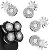 4PCS Double Ring Replacement Blades Compatible with FREEBIRD Flexseries Pro Head Shaver view 1