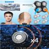 4PCS Double Ring Replacement Blades Compatible with FREEBIRD Flexseries Pro Head Shaver view 4