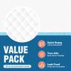 100 Count MILDPLUS 30''X36'' Disposable Bed Pads Super Absorbent Underpads, Disposable Extra Large Chucks Pads Incontinence Pads for Adult, Senior, Kids and Pet view 4
