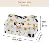 2 pack Animal Cute Cows (35) Tissue Box Cover, Decorative Tissue Box Dispenser for Bathroom, Parlors, Office, Bedroom Dresser, Vanity Countertop, Nightstand, Car, and Desk view 4
