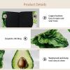 2 pack Green cabbage avocado (3) Tissue Box Cover Leather Facial Tissue Dispenser Box Holder for Dresser Bathroom Decorative view 3