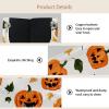 2 pack Halloween Pumpkins Bats Skull Tissue Box Cover, Decorative Tissue Box Dispenser for Bathroom, Parlors, Office, Bedroom Dresser, Vanity Countertop, Nightstand, Car, and Desk view 3