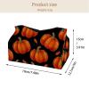 2 pack Helloween Pumkins 2_183 Tissue Box Cover, Decorative Tissue Box Dispenser for Bathroom, Parlors, Office, Bedroom Dresser, Vanity Countertop, Nightstand, Car, and Desk view 4