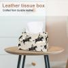 2 pack Cowboy Hat Cactuses Western Tissue Box Cover, Decorative Tissue Box Dispenser for Bathroom, Parlors, Office, Bedroom Dresser, Vanity Countertop, Nightstand, Car, and Desk view 2
