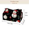 2 pack Merry Christmas Snowman Tissue Box Cover, 7.5x5x6in view 4