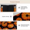 2 pack Helloween Pumkins 3_42 Tissue Box Cover, Decorative Tissue Box Dispenser for Bathroom, Parlors, Office, Bedroom Dresser, Vanity Countertop, Nightstand, Car, and Desk view 3