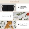 2 pack Capybara Floral (15) Tissue Box Cover, Decorative Tissue Box Dispenser for Bathroom, Parlors, Office, Bedroom Dresser, Vanity Countertop, Nightstand, Car, and Desk view 3