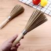 2 Pcs Wok Brush, Wooden Long Handle Cleaning Broom,Traditional Kitchen Cleaning Brushes, for Kitchens and Restaurants view 3