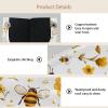 2 pack cute bee honey flower (15) Tissue Box Cover Leather Facial Tissue Dispenser Box Holder for Dresser Bathroom Decorative view 3