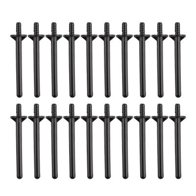 AMSLSIU Effective Nose Wax Rods for Quick and Easy Nasal Hair Removal, Black, 20 Pieces