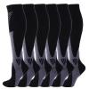 DSFDFDG Compression Socks Calf Compression Men Medical Varicose Sports Socks Running Football Knee For Sports, Travel, Running(CS712,S M) view 1