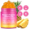 Probiotics for Women Gummies with Slippery Elm, Vegan Feminine Balance Probiotics Gummies, Pineapple Flavor Supports pH Balance, Gut Health & Immune System, 60 Gummies view 2