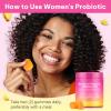 Probiotics for Women Gummies with Slippery Elm, Vegan Feminine Balance Probiotics Gummies, Pineapple Flavor Supports pH Balance, Gut Health & Immune System, 60 Gummies view 3