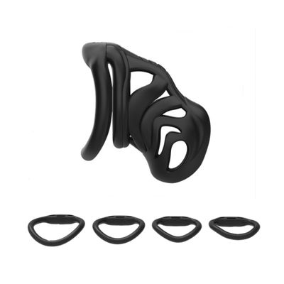 3D Resin Gym Cage Accessories - Wide and Large Opening Design - 2 Colors (Pink/Black)-UKhlZ29 (Black, L-Arc Ring)