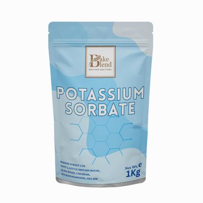 Potassium Sorbate 1kg Bake Blend - Premium Food Grade Preservative for Baking & Food Storage, Mould & Yeast Inhibitor, Gluten-Free, Non-GMO, Extends Shelf Life Without Affecting Flavour (NP)