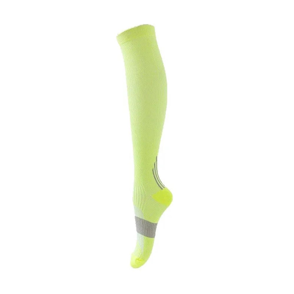 Compression Socks 2 Pairs Compression Stockings Nurses Nylon Sport Reduce Varicose Veins Muscle Fatigue For Sports, Travel, Running(YS001-319-GN,L-XL)