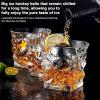 - 2 Reusable Metal Ice Cubes | Ice Balls for Beer/Cocktail/Vodka/Wine | Ball Drinks Shake Stones | Kitchen Utensils Gadgets for Cool Drinks Coffee Beer Vodka view 2